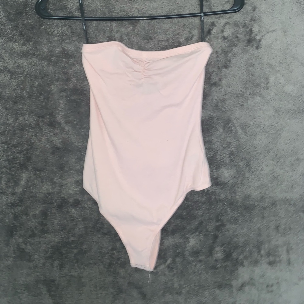 forever 21 strapless body suit